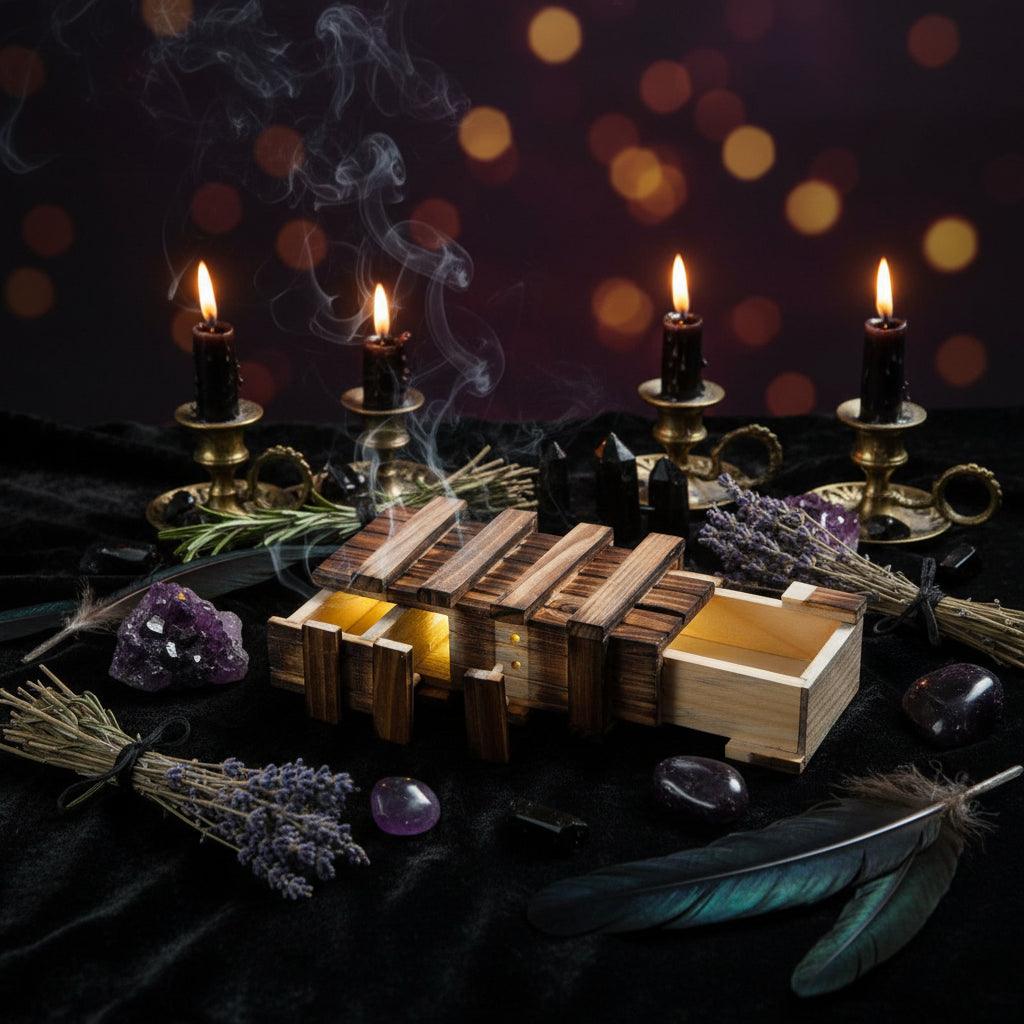 Kongming Puzzle Box - Sorceress Sanctuary Brown  