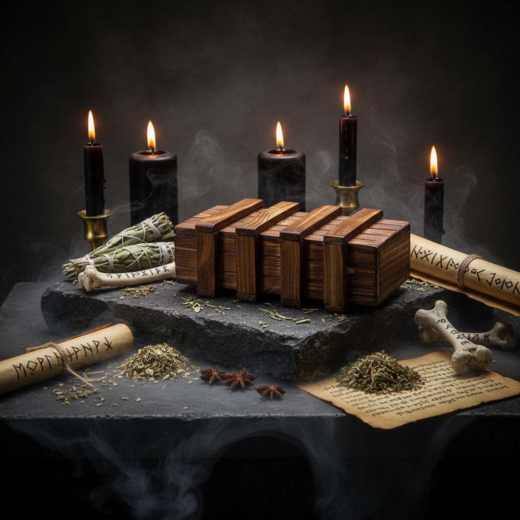Kongming Puzzle Box - Sorceress Sanctuary Brown  