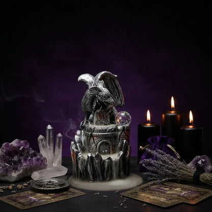 LED Dragon Incense Burner - Sorceress Sanctuary Pterosaur