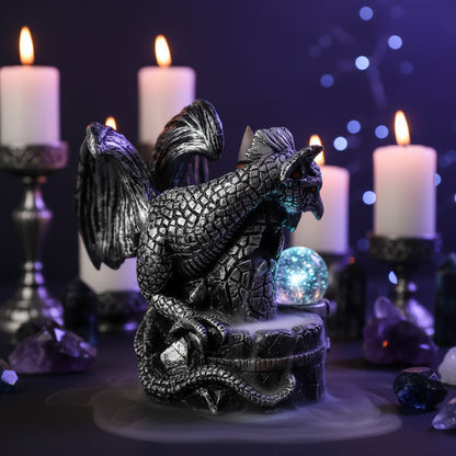 LED Dragon Incense Burner - Sorceress Sanctuary Pterosaur