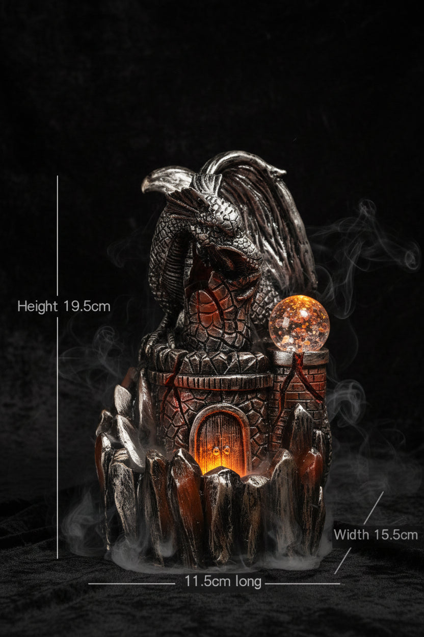 LED Dragon Incense Burner - Sorceress Sanctuary Pterosaur