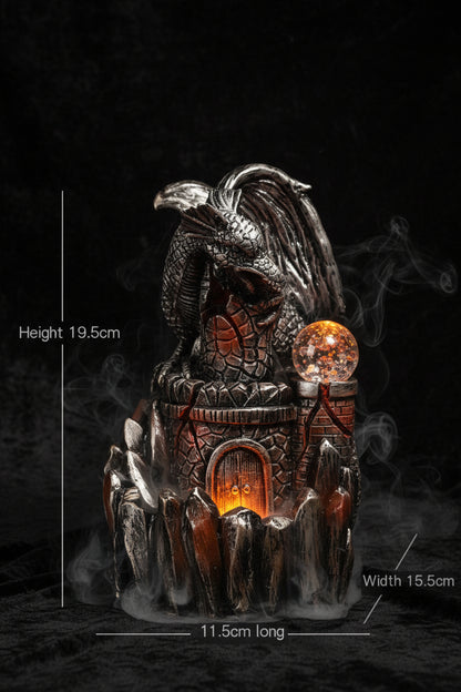 LED Dragon Incense Burner - Sorceress Sanctuary Pterosaur