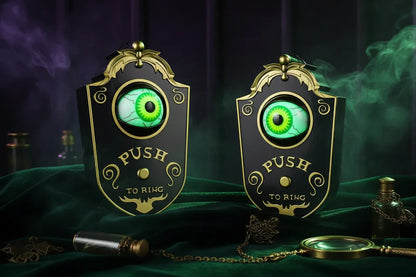 LED Eye Doorbell - Sorceress Sanctuary White doorbell-Black doorbell