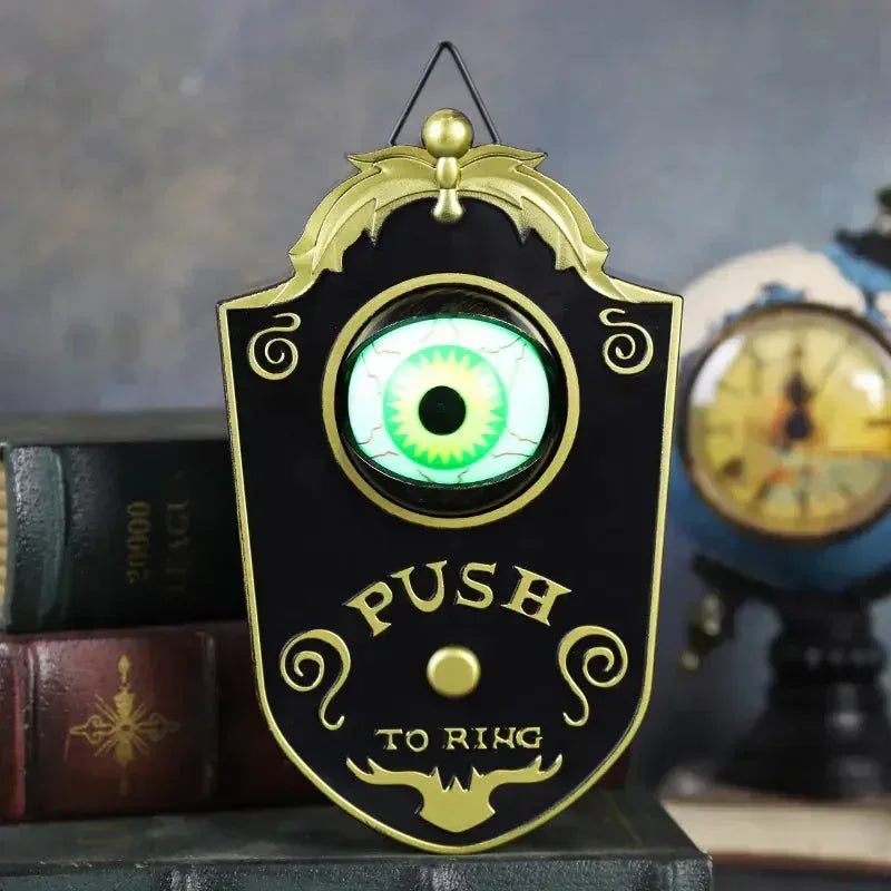 LED Eye Doorbell - Sorceress Sanctuary White doorbell-Black doorbell