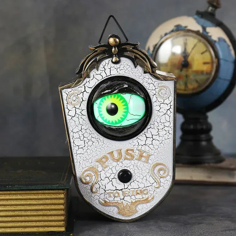 LED Eye Doorbell - Sorceress Sanctuary White doorbell-Black doorbell