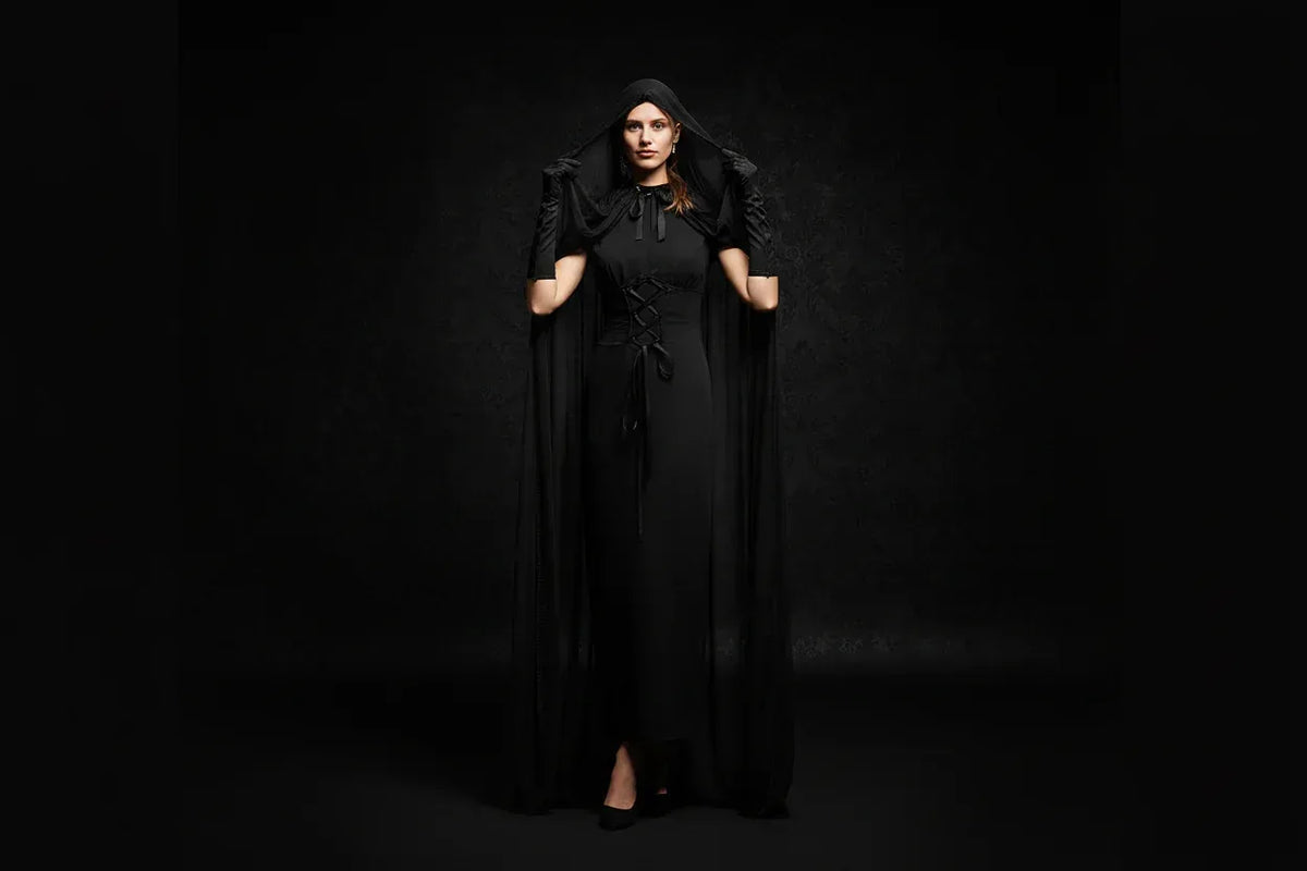 Lace Cloak - Sorceress Sanctuary Black / S-Black / M-Black / L-Black / XL-Black / XXL