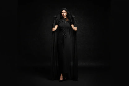 Lace Cloak - Sorceress Sanctuary Black / S-Black / M-Black / L-Black / XL-Black / XXL