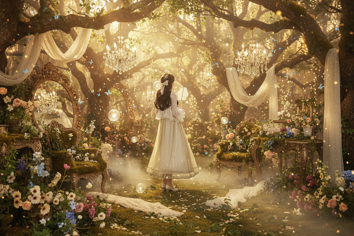 Lace Patchwork Dress - Sorceress Sanctuary Main image color / S-Main image color / M-Main image color / L-Main image color / XL