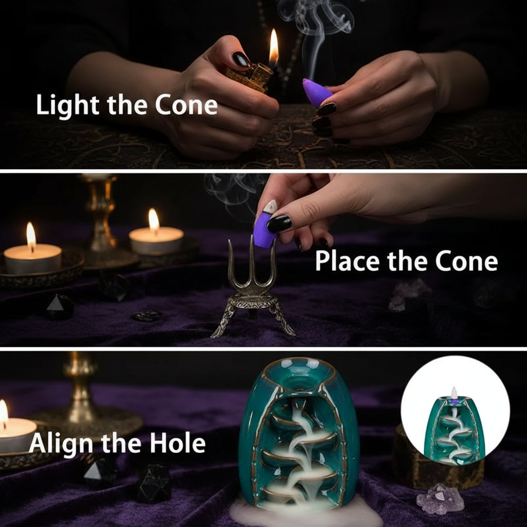 Lavender Incense Cones - Sorceress Sanctuary 100pcs