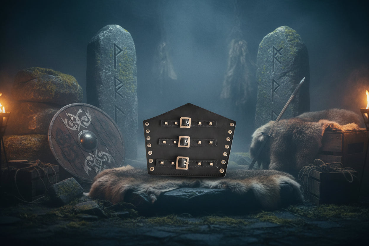 Leather Armguard - Sorceress Sanctuary black-brown