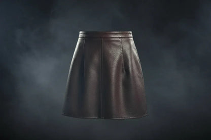 Leather Mini Skirt - Sorceress Sanctuary Black / S-Black / M-Wine red / L-Black / L-Wine red / S
