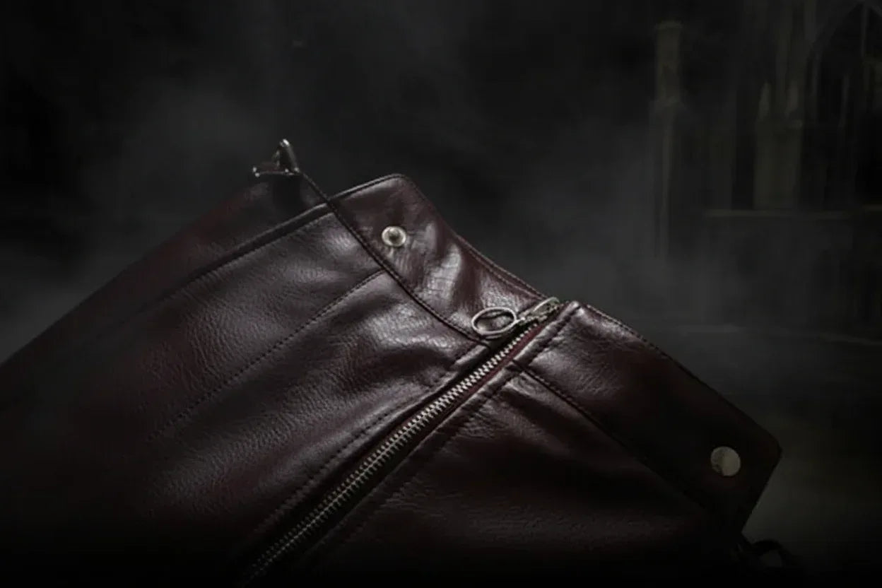 Leather Mini Skirt - Sorceress Sanctuary Black / S-Black / M-Wine red / L-Black / L-Wine red / S