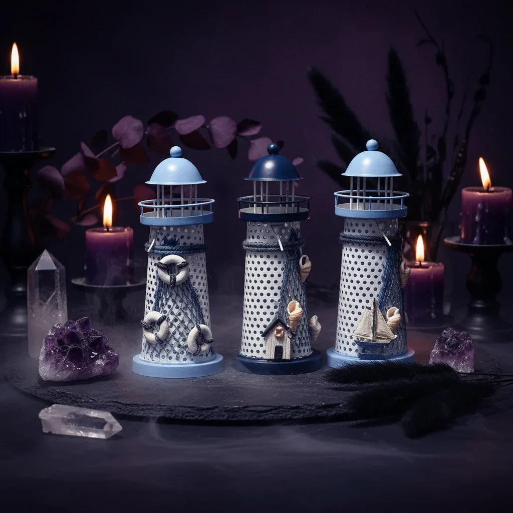 Lighthouse Candle Holder - Sorceress Sanctuary Small size 14CM