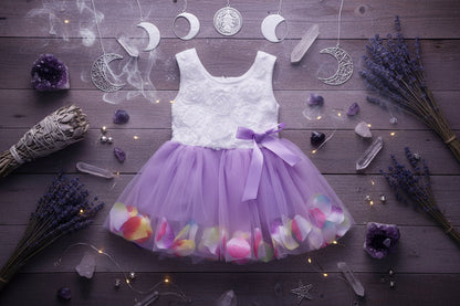 Little Fairy Dress - Sorceress Sanctuary Pink / 6-Light blue / 8-Yellow / 6-Yellow / 10-Yellow / 8