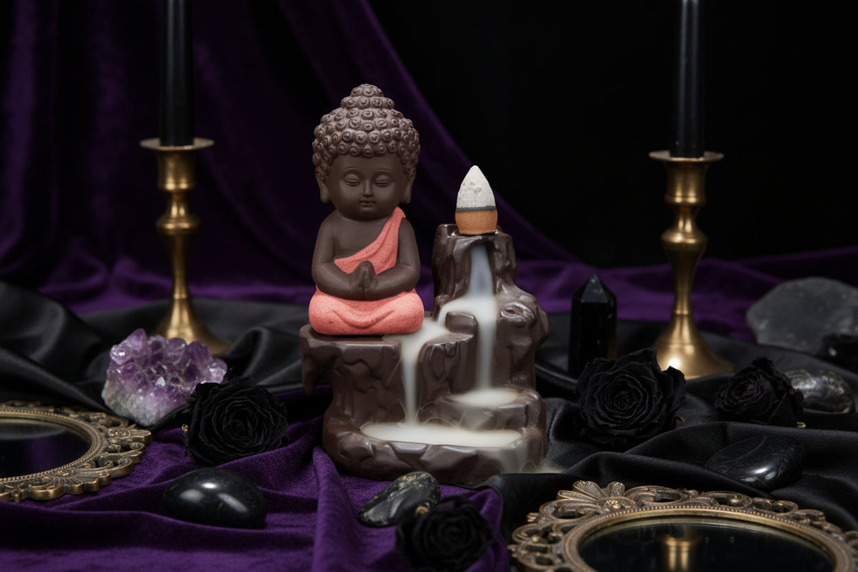 Little Monk Incense - Sorceress Sanctuary Green-Red-Blue-Yellow