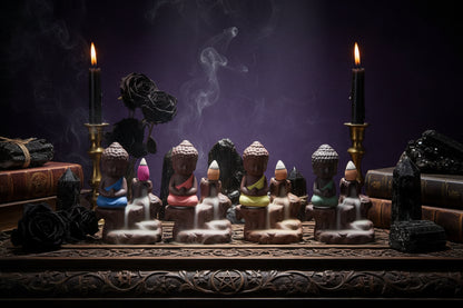 Little Monk Incense - Sorceress Sanctuary Green-Red-Blue-Yellow