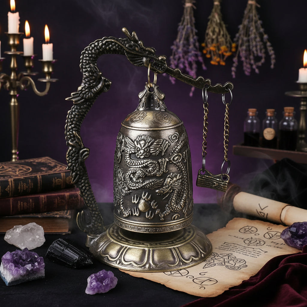 Locking Dragon Bell - Sorceress Sanctuary Dragon