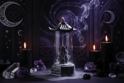 Lotus Incense Burner - Sorceress Sanctuary Buddha hand meditation-Lotus Story