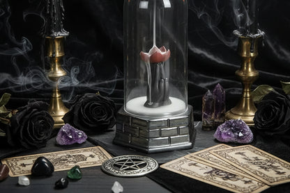 Lotus Incense Burner - Sorceress Sanctuary Buddha hand meditation-Lotus Story