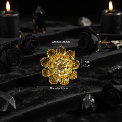 Lotus Incense Holder - Sorceress Sanctuary Yellow