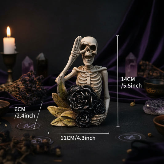 Dark Rose Skeleton - Sorceress Sanctuary Rose-Couple-Heart