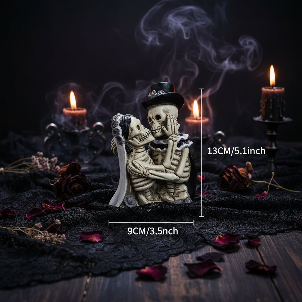 Dark Rose Skeleton - Sorceress Sanctuary Rose-Couple-Heart