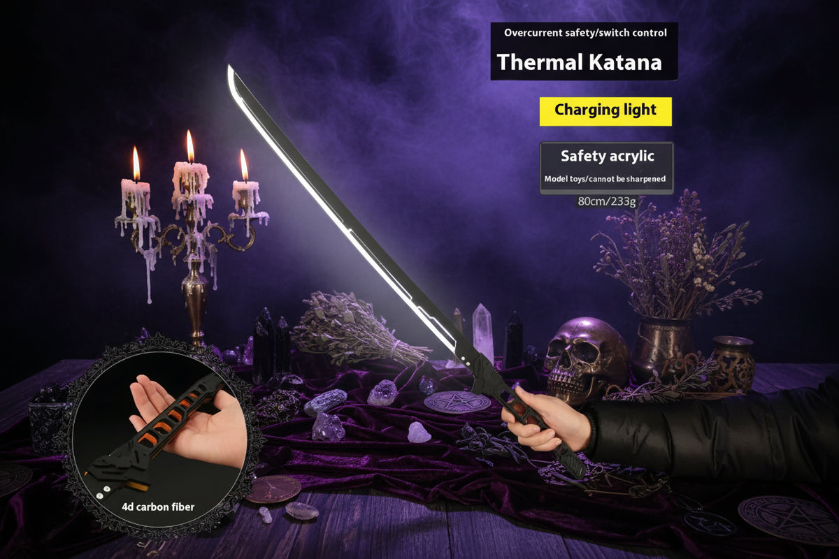Luminous Samurai Sword - Sorceress Sanctuary White-Yellow-Green-Blue-Orange
