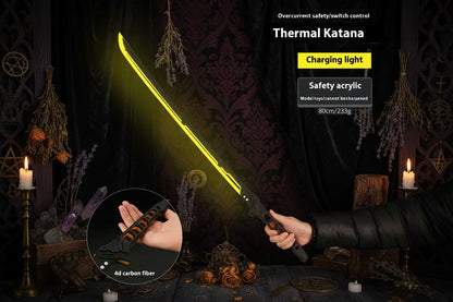 Luminous Samurai Sword - Sorceress Sanctuary White-Yellow-Green-Blue-Orange