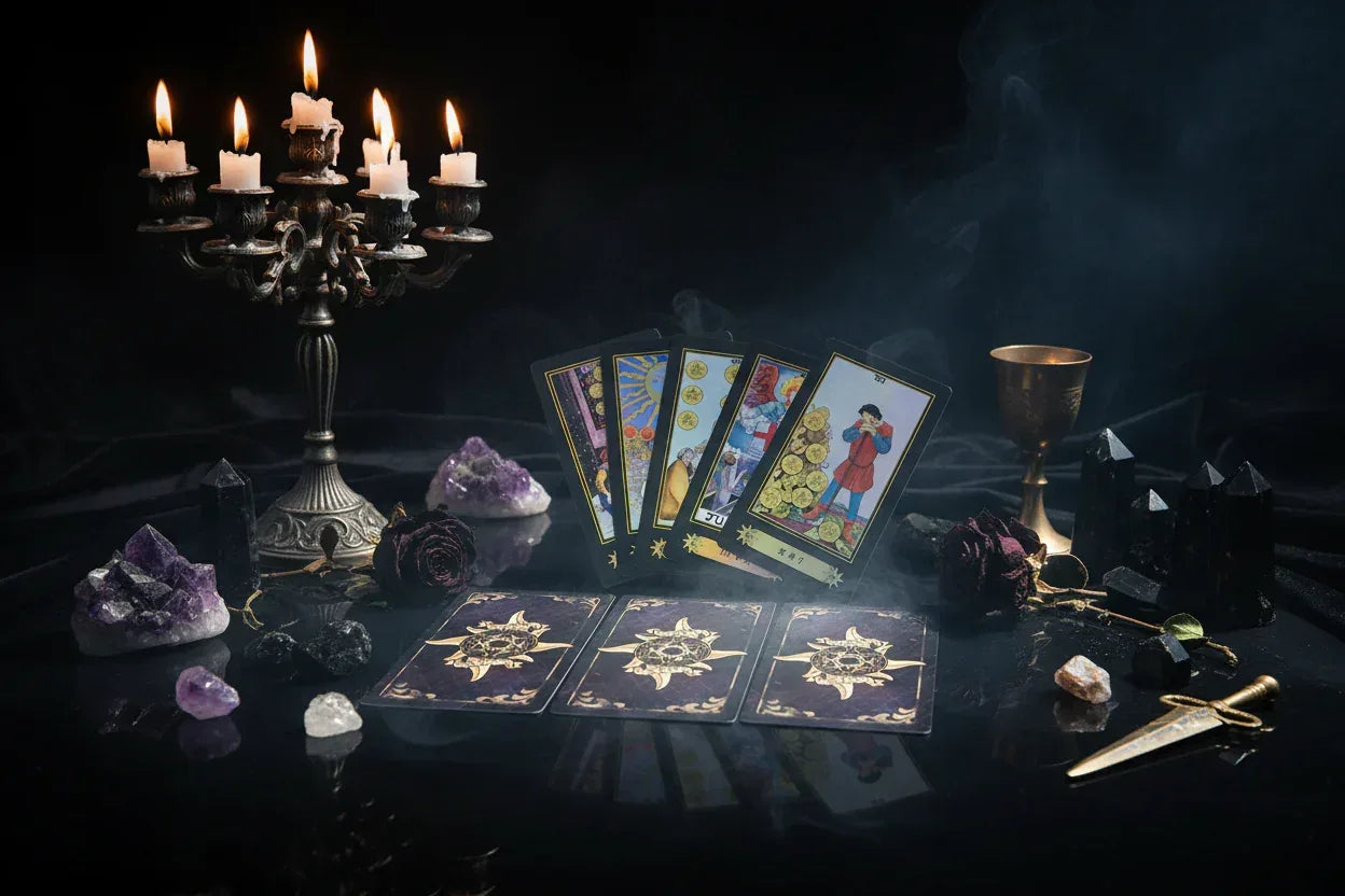 Luminous Tarot Cards - Sorceress Sanctuary Emperor pattern