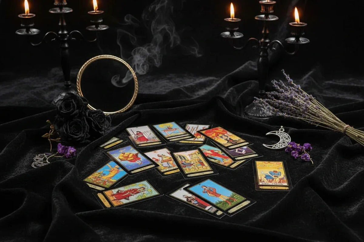 Luminous Tarot Cards - Sorceress Sanctuary Emperor pattern