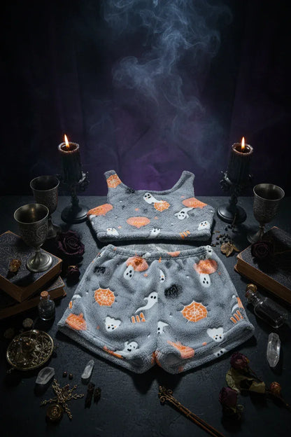 Luminous Witch Pj's - Sorceress Sanctuary Luminous Gray / S-Luminous Gray / M-Luminous Gray / L-Luminous Gray / XL-Luminous Orange / S