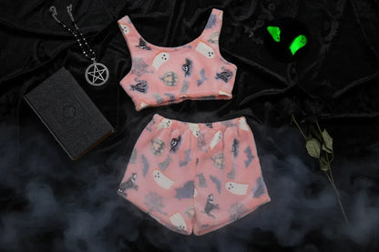Luminous Witch Pj's - Sorceress Sanctuary Luminous Gray / S-Luminous Gray / M-Luminous Gray / L-Luminous Gray / XL-Luminous Orange / S