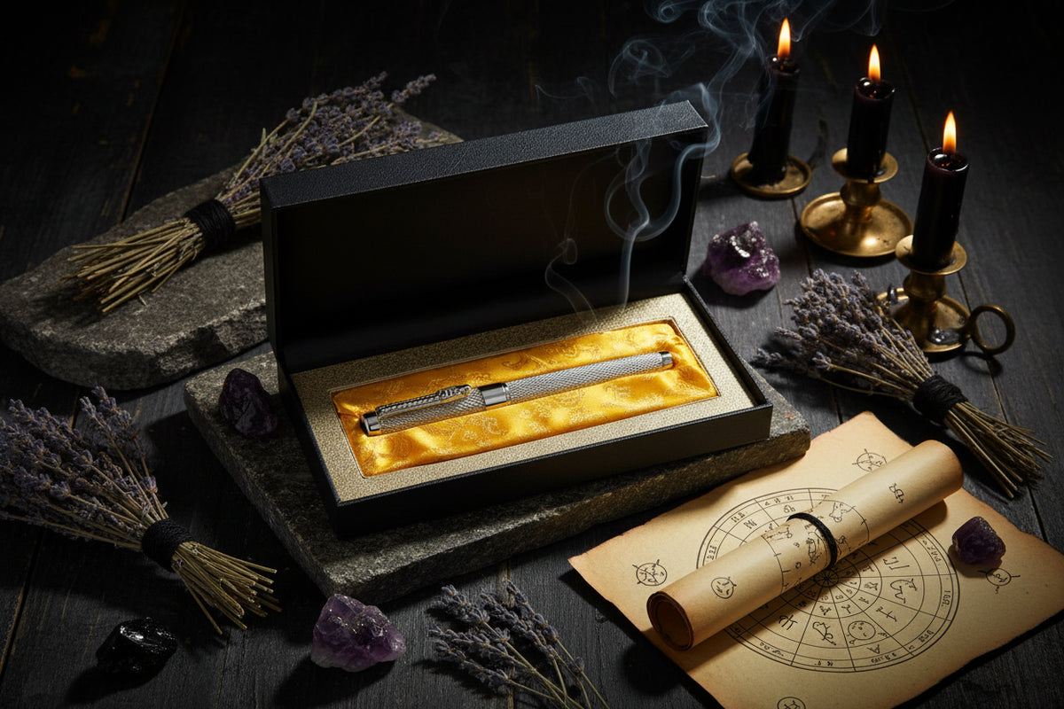 Luxury Dragon Pen - Sorceress Sanctuary Gold-Silver