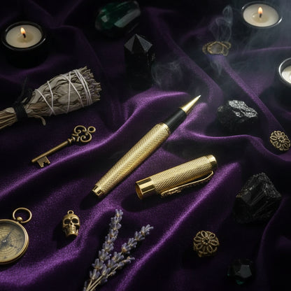 Luxury Dragon Pen - Sorceress Sanctuary Gold-Silver