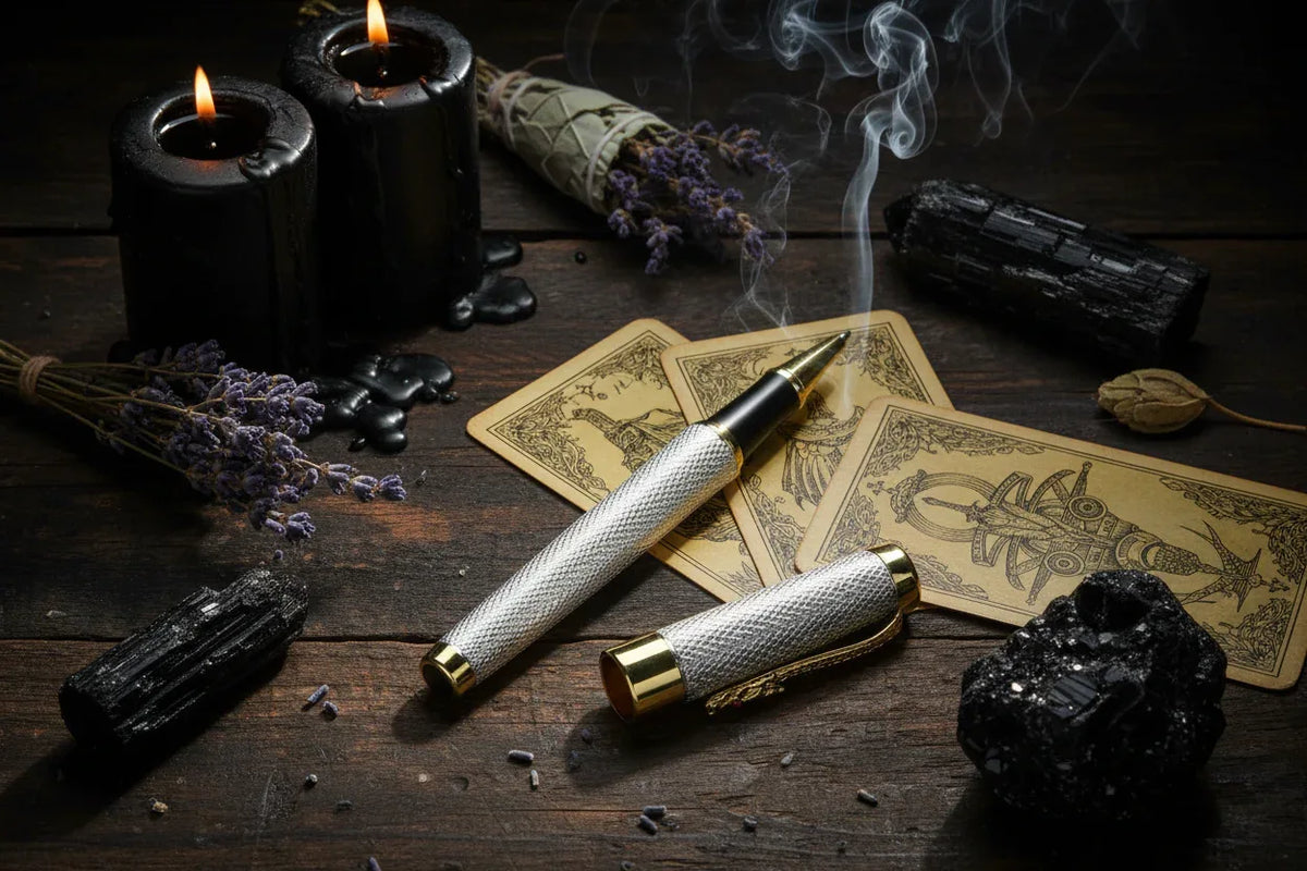 Luxury Dragon Pen - Sorceress Sanctuary Gold-Silver