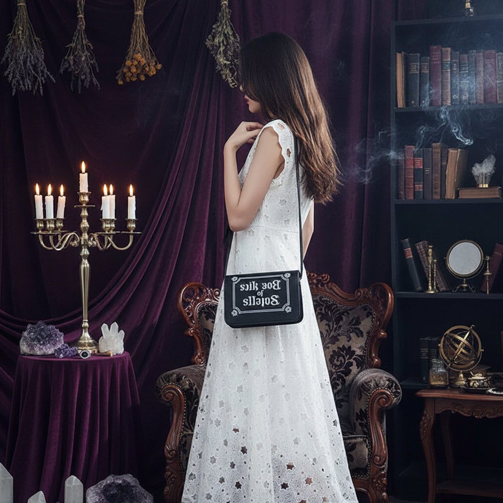 Magic Book Bag - Sorceress Sanctuary Chain / White-Chain / Black-Belt / Black-Belt / White