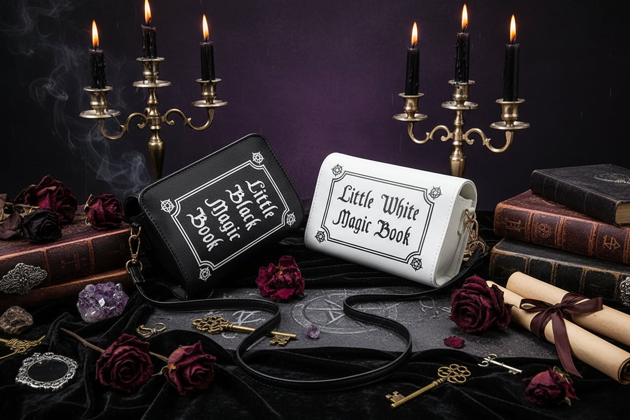 Magic Book Bag - Sorceress Sanctuary Chain / White-Chain / Black-Belt / Black-Belt / White