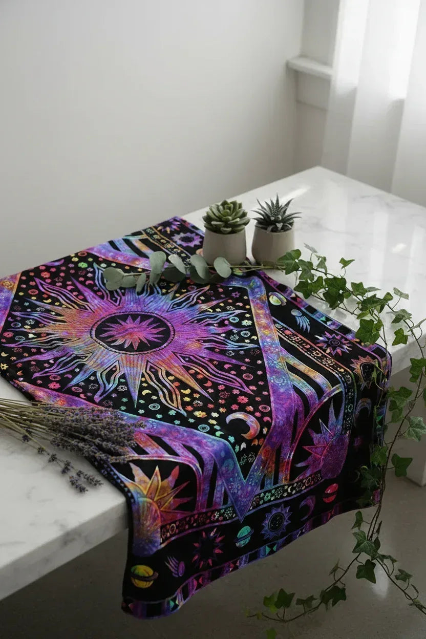 Magic Celestial Tapestry - Sorceress Sanctuary 150x100cm / Purple-150x130cm / Purple-150x200cm / Purple