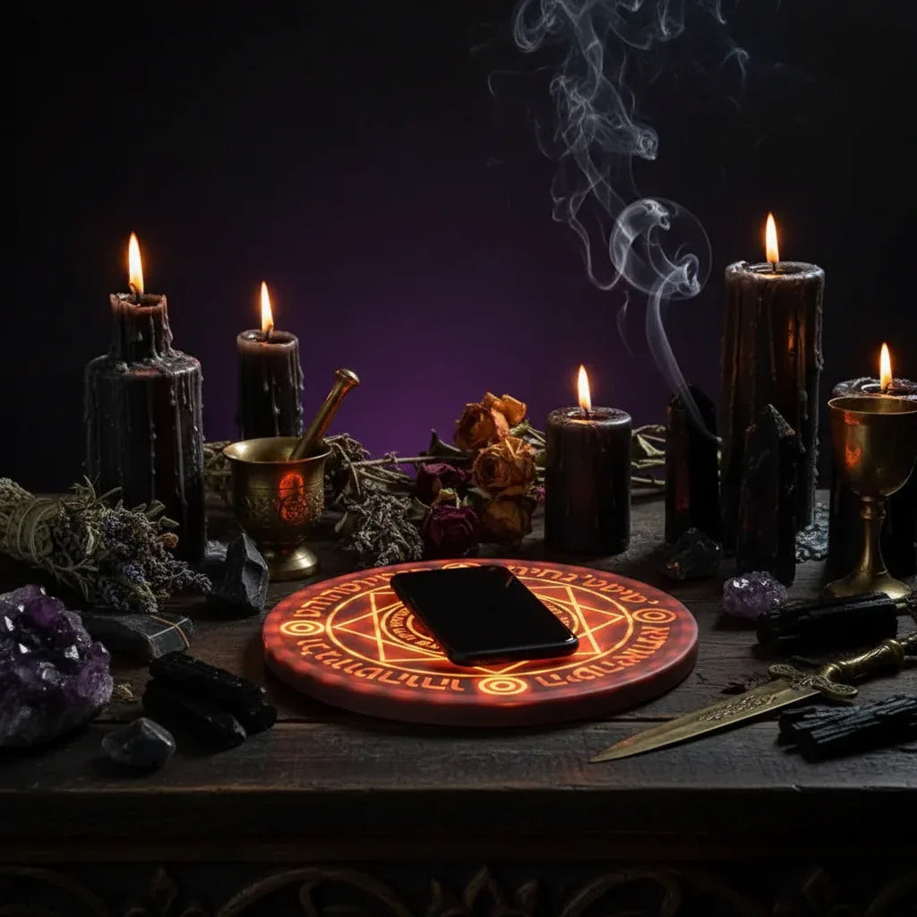 Magic Circle Charger - Sorceress Sanctuary (Brown 10W)-(Pink 10W)
