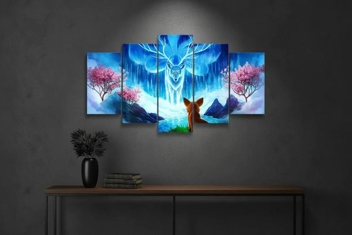 Magic Deer Art - Sorceress Sanctuary Without frame-With frame