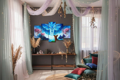 Magic Deer Art - Sorceress Sanctuary Without frame-With frame