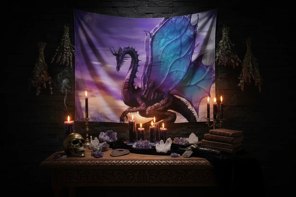 Magic Dragon Tapestry - Sorceress Sanctuary 150x100cm-150x130cm-150x230cm