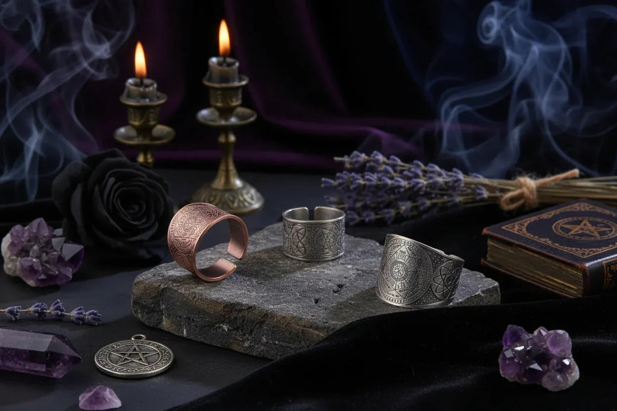 Magic Ring - Sorceress Sanctuary Red Copper / No10-Golden / No8-Steel Color / No9-Steel Color / No10-Red Copper / No8
