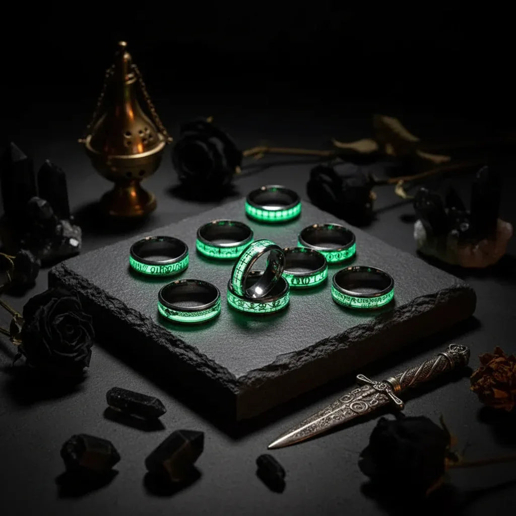 Magic Runic Ring - Sorceress Sanctuary Silver / 6-Silver / 7-Silver / 8-Silver / 9-Silver / 10