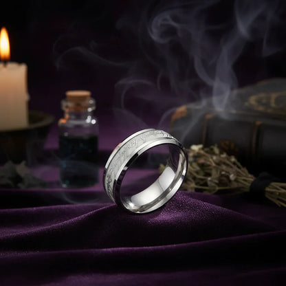 Magic Runic Ring - Sorceress Sanctuary Silver / 6-Silver / 7-Silver / 8-Silver / 9-Silver / 10