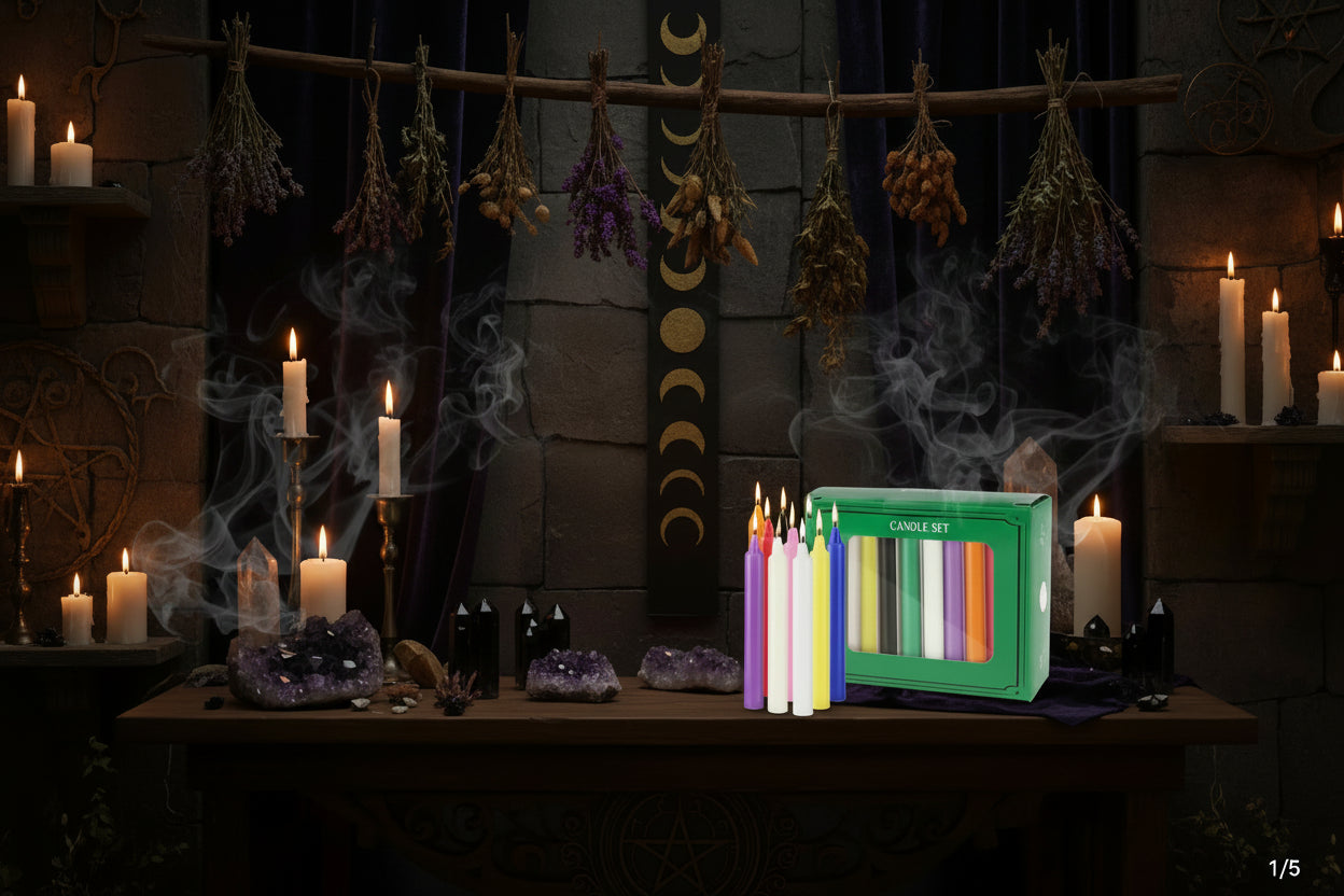 Magic Spell Candles - Sorceress Sanctuary 20 Colored Bar Wax-40 Colored Bar Wax