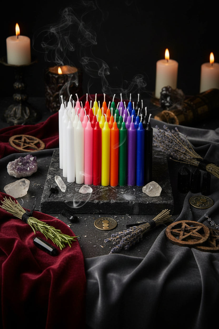 Magic Spell Candles - Sorceress Sanctuary 20 Colored Bar Wax-40 Colored Bar Wax