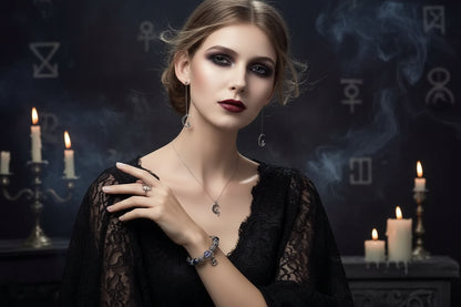 Magic Witch Earrings - Sorceress Sanctuary 925 Silver