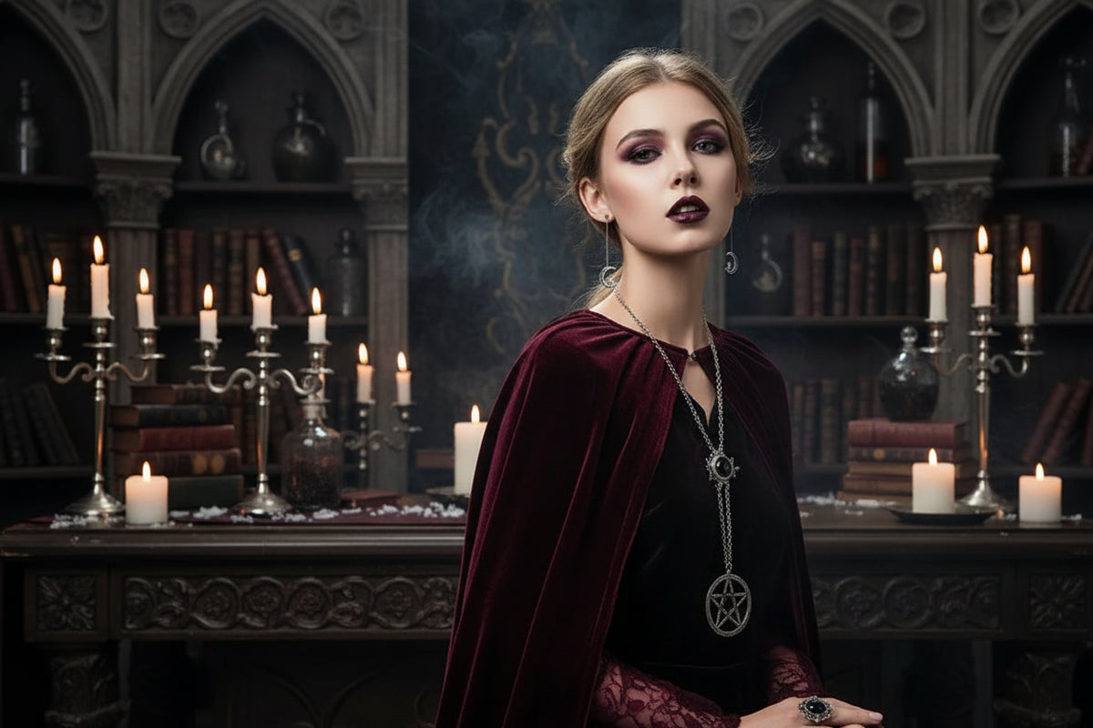 Magic Witch Earrings - Sorceress Sanctuary 925 Silver