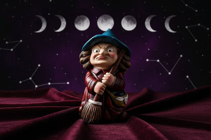 Magic Witch Sculpture - Sorceress Sanctuary Potion Witch / 5*5*10.5-Crystal Ball Witch / 5*5*10.5-Broom Witch / 5*5*10.5